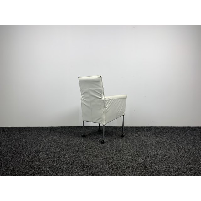 [SET] 4 Verrijdbare Stoel Wit