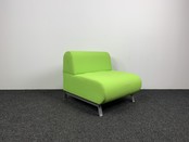 Groene Stoffen Bank - 72 x 80 x 80 cm