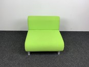 Groene Stoffen Bank - 72 x 80 x 80 cm