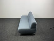 Stoffen Bank - Grijs / Blauw | 72 x 80 x 80 cm