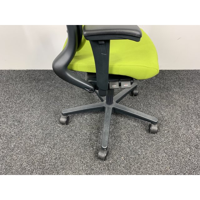 Ahrend 230 Bureaustoel Lage Rug Groen Nieuw Gestoffeerd