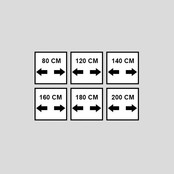 Opzet Scheidingswand Bureau - 6 Afmetingen