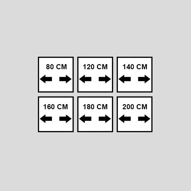 Opzet Scheidingswand Bureau - 6 Afmetingen