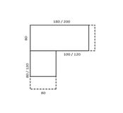Zit-Sta Hoekbureau Ergo - 200 x 200 cm | NEN/NPR Genormeerd Zit-Sta Hoekbureau Ergo - 200 x 200 cm | NEN/NPR Genormeerd