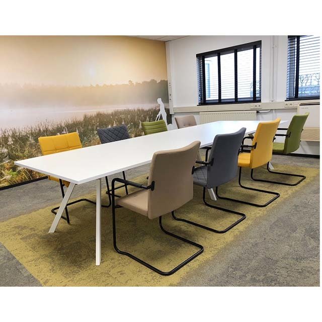 Rechte Vergadertafel Bridge - 12 tot 16 Personen