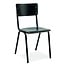 Sit-On Zwart Houten Schoolstoel - Black Series