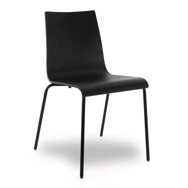 Houten Stoel Curve - Black Series Houten Stoel Curve - Black Series