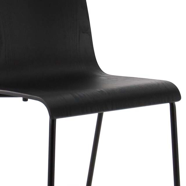 Houten Stoel Curve - Black Series Houten Stoel Curve - Black Series