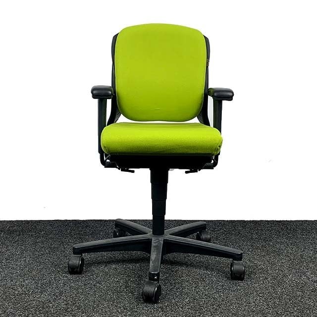 Ahrend 230 Bureaustoel Lage Rug Groen Nieuw Gestoffeerd