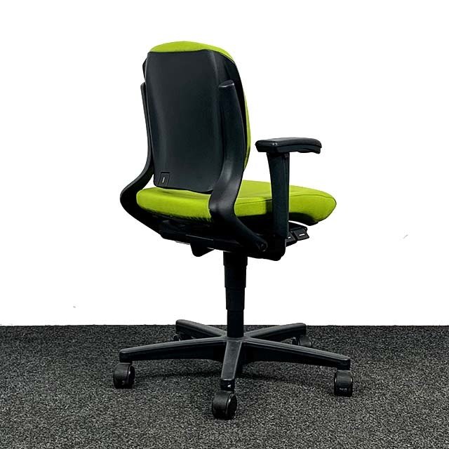 Ahrend 230 Bureaustoel Lage Rug Groen Nieuw Gestoffeerd
