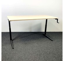 Ahrend 500 Slingerbureau Zwart | 160 x 80 cm