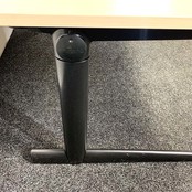 Ahrend 500 Slingerbureau Zwart | 160 x 80 cm