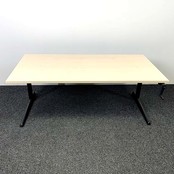Ahrend 500 Slingerbureau Zwart | 160 x 80 cm