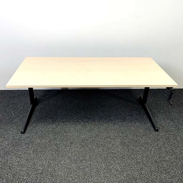 Ahrend 500 Slingerbureau Zwart | 160 x 80 cm