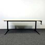 Ahrend 500 Slingerbureau Zwart | 160 x 80 cm