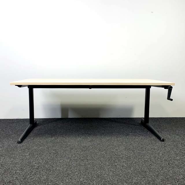 Ahrend 500 Slingerbureau Zwart | 160 x 80 cm