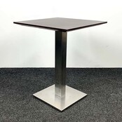 Bijzettafel met Vierkant Houten Blad