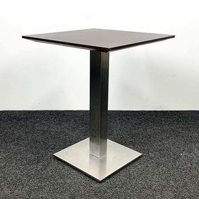 Bijzettafel met Vierkant Houten Blad