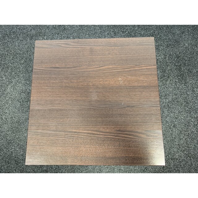 Bijzettafel met Vierkant Houten Blad