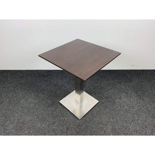 Bijzettafel met Vierkant Houten Blad