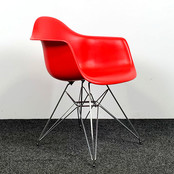 Kuipstoel Rood - Kunststof Zitting