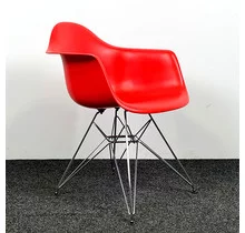 Kuipstoel Rood - Kunststof Zitting