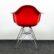 Kuipstoel Rood - Kunststof Zitting