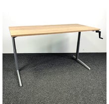 Ahrend 500 Slingerbureau - 160 x 80 cm | Grijs Onderstel