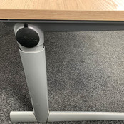 Ahrend 500 Slingerbureau - 160 x 80 cm | Grijs Onderstel