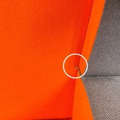 Prooff EarChair Fauteuil - Grijs/Oranje Prooff EarChair Fauteuil - Grijs/Oranje