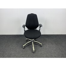 RH Logic Bureaustoel 300 - Zwart/Créme wit Voetkruis