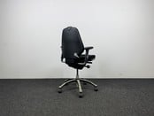 RH Logic Bureaustoel 300 - Zwart/Créme wit Voetkruis