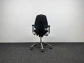 RH Logic Bureaustoel 300 - Zwart/Créme wit Voetkruis