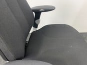 RH Logic Bureaustoel 300 - Zwart/Créme wit Voetkruis