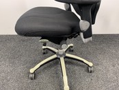 RH Logic Bureaustoel 300 - Zwart/Créme wit Voetkruis