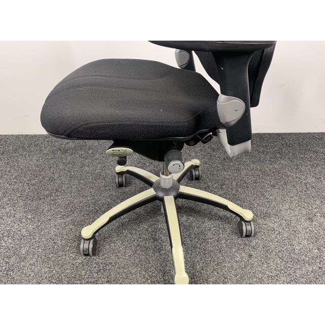 RH Logic Bureaustoel 300 - Zwart/Créme wit Voetkruis