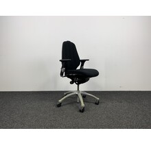 RH Logic Bureaustoel 300 - Zwart - Aluminium voetkruis