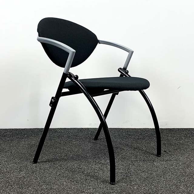 Vepa Alpine Vergaderstoel -Zwart | Nieuw Gestoffeerd