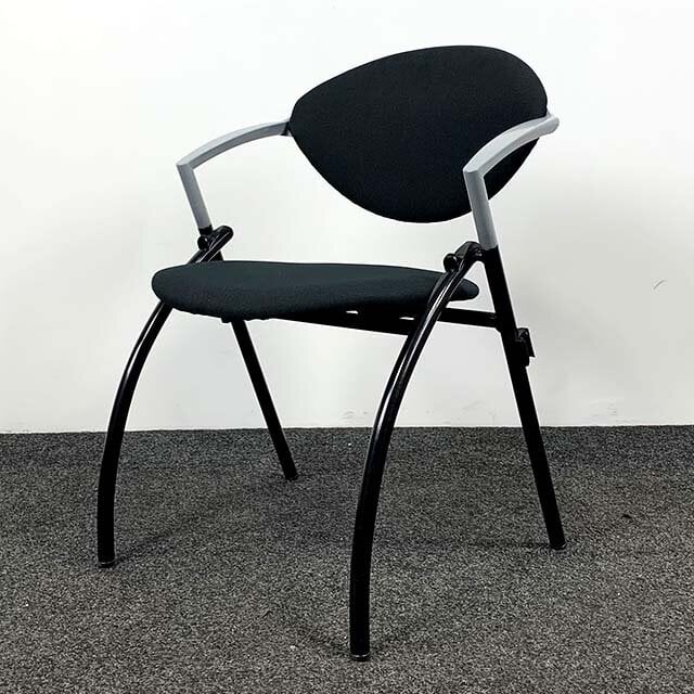 Vepa Alpine Vergaderstoel -Zwart | Nieuw Gestoffeerd