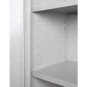 Stalen Draaideurkast - Grijs | 195 x 120 x 60 cm