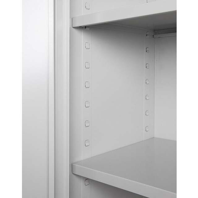 Stalen Draaideurkast - Grijs | 195 x 120 x 60 cm