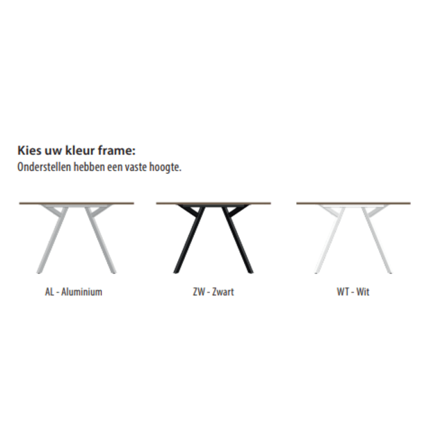 Vergadertafel Bridge Recht - 8 tot 12 Personen