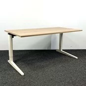 Ahrend Essa Bureau Knop Verstelbaar - Wit Onderstel | 160 x 80 cm Ahrend Essa Bureau Knop Verstelbaar - Wit Onderstel | 160 x 80 cm