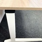 Ahrend Essa Bureau Knop Verstelbaar - Wit Onderstel | 160 x 80 cm Ahrend Essa Bureau Knop Verstelbaar - Wit Onderstel | 160 x 80 cm