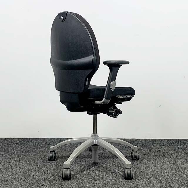 RH Extend 200 bureaustoel - Zwart - Aluminium Voetkruis