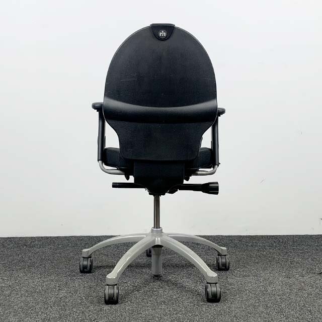 RH Extend 200 bureaustoel - Zwart - Aluminium Voetkruis