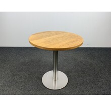 Houten Ronde Tafel - 76,5 x 70 cm