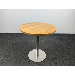 Houten Ronde Tafel - 76,5 x 70 cm