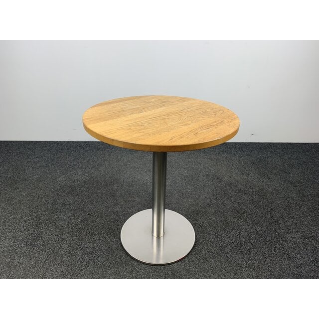 Houten Ronde Tafel - 76,5 x 70 cm