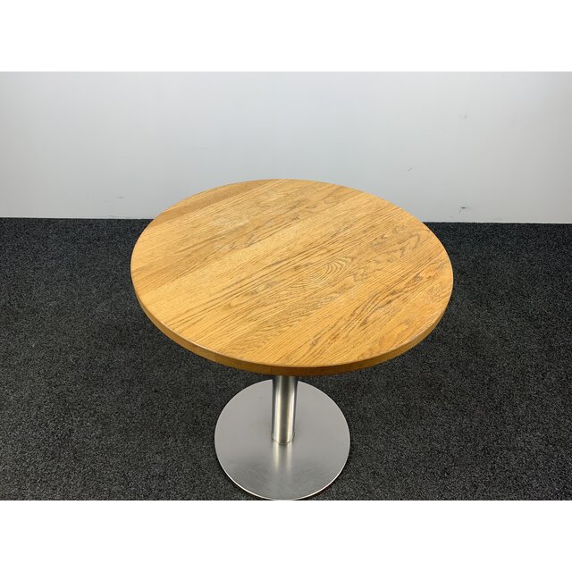 Houten Ronde Tafel - 76,5 x 70 cm